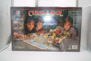 VINTAGE 1990 Curse Of The Idol Board Game Milton Bradley 2