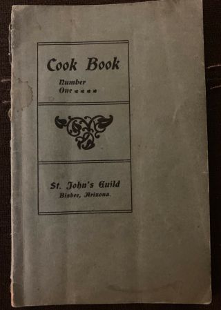 Vintage 1900 Cookbook 1 " St.  John 