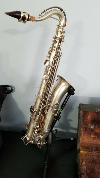 Vintage Holton Silver C Melody Tenor Saxophone