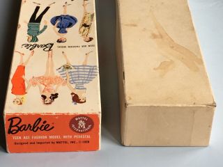 Box For 3 Or 4 Blonde Ponytail Barbie vintage 2