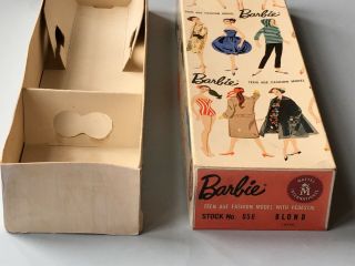 Box For 3 Or 4 Blonde Ponytail Barbie vintage 5