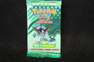 Pokemon Skyridge Booster Pack - Vaporeon Artwork Rare 2