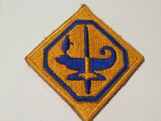 A Ww 2 U S Army A S T P Reserve Cut Edge Snow Back Patch