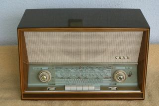 SABA VILLINGEN 11,  german vintage tube radio,  built 1960,  restored 3