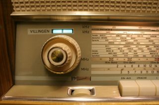 SABA VILLINGEN 11,  german vintage tube radio,  built 1960,  restored 6