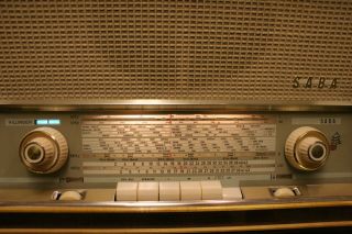 SABA VILLINGEN 11,  german vintage tube radio,  built 1960,  restored 7