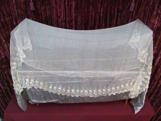 Vintage Funeral Folding Embalming Table Deceased Youth Repose Bed Cover Veiled 2