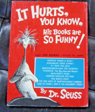 Vintage Dr.  Seuss On Beyond Zebra 1st Edition 1st Printing w/dj Cond 2
