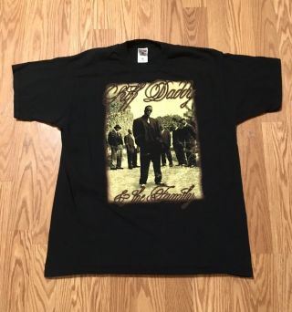 Vintage Puff Daddy & The Family Tour Shirt Xl 90s Hip Hop Rap Tee Tupac Biggie
