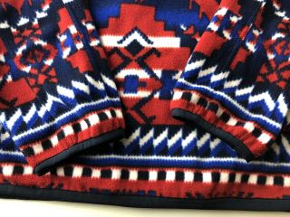 Vtg Polo Ralph Lauren Aztec Fleece 1/2 Zip Pullover Jacket Mens XL Indian 3