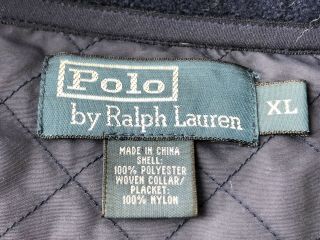 Vtg Polo Ralph Lauren Aztec Fleece 1/2 Zip Pullover Jacket Mens XL Indian 5