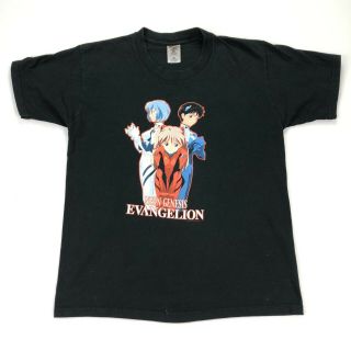 Vintage 90’s Rare Neon Genesis Evangelion Anime Akira Victim T - Shirt • Large