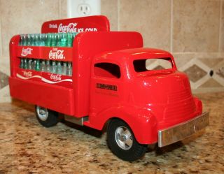 Vintage Smith Miller " Smitty " Coca Cola Truck With Crates & Bottles
