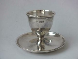 Solid Sterling Silver Egg Cup 1959/ H 5.  4 Cm/ 56 G