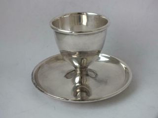 Solid Sterling Silver EGG Cup 1959/ H 5.  4 cm/ 56 g 5