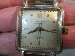 Mans Vintage Ulysse Nardin Automatic Chronometer Wristwatch 10 K Gold Filled 2