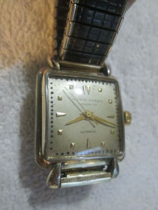 Mans Vintage Ulysse Nardin Automatic Chronometer Wristwatch 10 K Gold Filled 6
