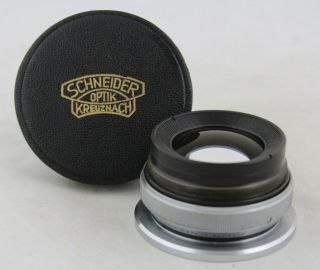 Vintage Lens Schneider Optik Kreuznach Angulon 1:6,  8/165 Near & Makers Box