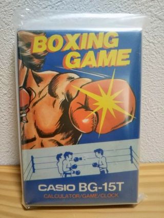 LAST ONE Casio Electronic Calculator with Boxing Game BG - 15T Japan vintage 2