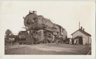 Rare Vtg 1934 Real Photo 2 - 6 - 6 - 2 Train 1330 N & W Railroad Depot Roanoke Va