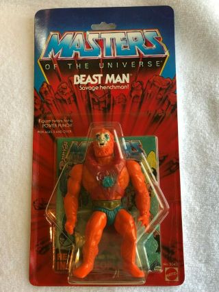 Motu,  Vintage,  Masters Of The Universe,  Moc,  1982,  Beast Man