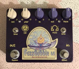 Analog Alien Fuzz Overdrive Guitar Effects Pedal Distortion Vintage Hendrix Tone