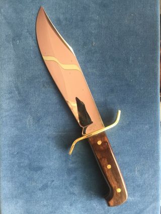 Vintage Western W49 Bowie Knife Usa W/sheath