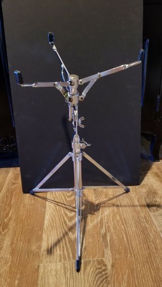 1969 Vintage Gretsch " Buck Rogers " Chrome Tri - Pod Snare Stand