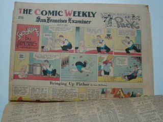 April 15 1945 WWII FDR Funeral San Francisco Examiner Sunday Newspaper & Comics 3