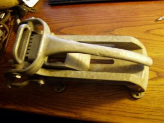 Vintage Weston Co.  French Fry Potato Cutter Wall Mounted Heavy Duty