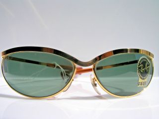 Ray - Ban Vintage B&l Olympian V Deluxe W1979 Arista Vintage Usa Gold Nos 100 Uv