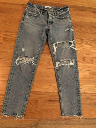 Moussy Vintage Adel Tapered Jeans - Size 26 - Orig $340
