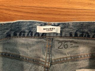 MOUSSY VINTAGE ADEL TAPERED JEANS - SIZE 26 - ORIG $340 7