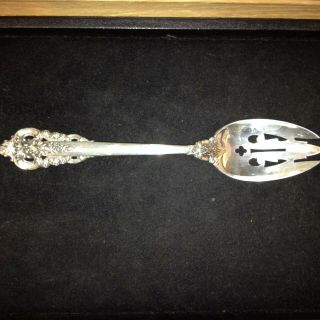 Grande Baroque Sterling Silver Pierced Large Table Spoon