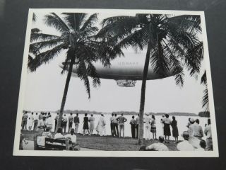 2/26/1944 U.  S.  Naval Air Station Richmond,  Fl K - Class Blimp Photo