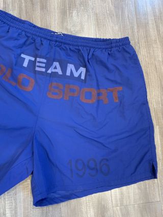 vintage polo sport swim trunks rare XL 3