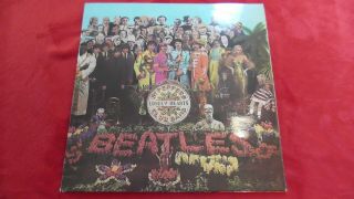 Pmc 7027 The Beatles " Sgt.  Pepper " Rare Wide Spine First Issue Mono Ex,