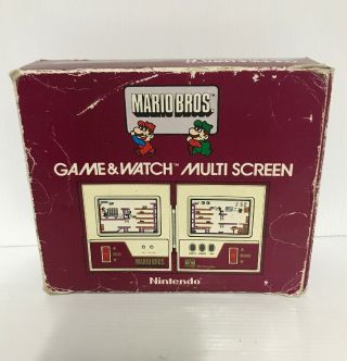 Nintendo Mario Bros.  Game & Watch Vintage 1983