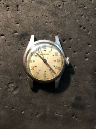Vintage Longines Stainless Rare Wwii Men 
