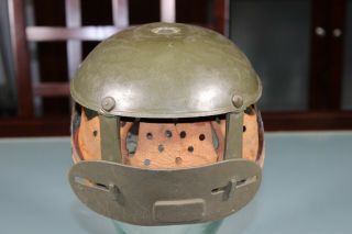 Post WW2 West German Bundeswehr Army M1 Helmet Liner Marked Up To Size 61 Worn 3