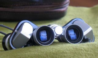 Vintage Nikon 7x15 Nippon Kogaku Tokyo Miniature Binoculars with Case CLAed EXC 5