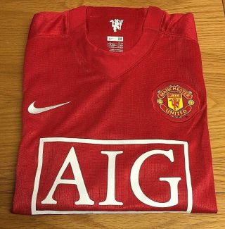 Rare Vintage Manchester United Football Shirt 2006 - 2007 Nike LS - BNWT 10