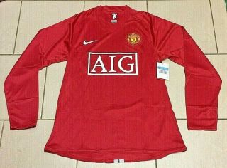 Rare Vintage Manchester United Football Shirt 2006 - 2007 Nike Ls - Bnwt