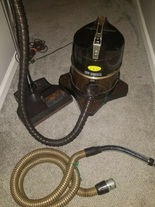 Vintage Rainbow Se Vacuum Model D4c With Power Nozzle Attachments & Hose