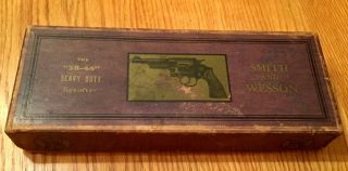 Vintage Smith And Wesson " 38 - 44 " Heavy Duty Revolver Box