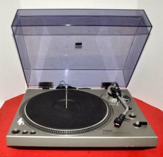 Vintage Technics Sl - 1650 Direct Drive Turntable Record Changer W Shure M95ed Exc