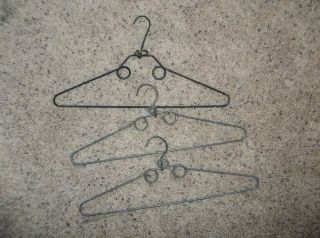 Vintage Uniform Coat Hangers For Wwii Ww2 Aaf Air Corps B - 4 Case Flight Kit Bag