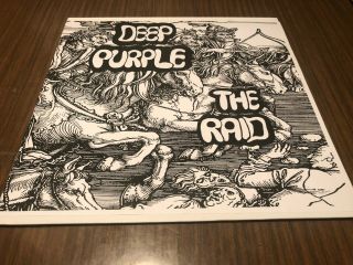 Deep Purple The Raid Mega Rare Live Hard Rock 50 Copies Only Lp