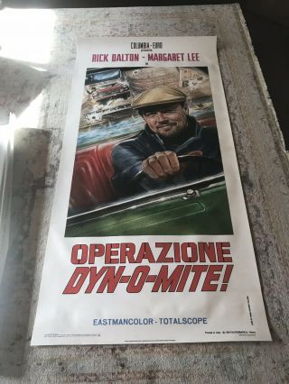 Once Upon A Time In Hollywood Rare Bus Shelter Poster Tarantino Dicaprio Vintage