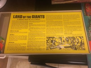 Land Of The Giants Board Game Ideal Toy Corp 1968 Rare Vintage 2